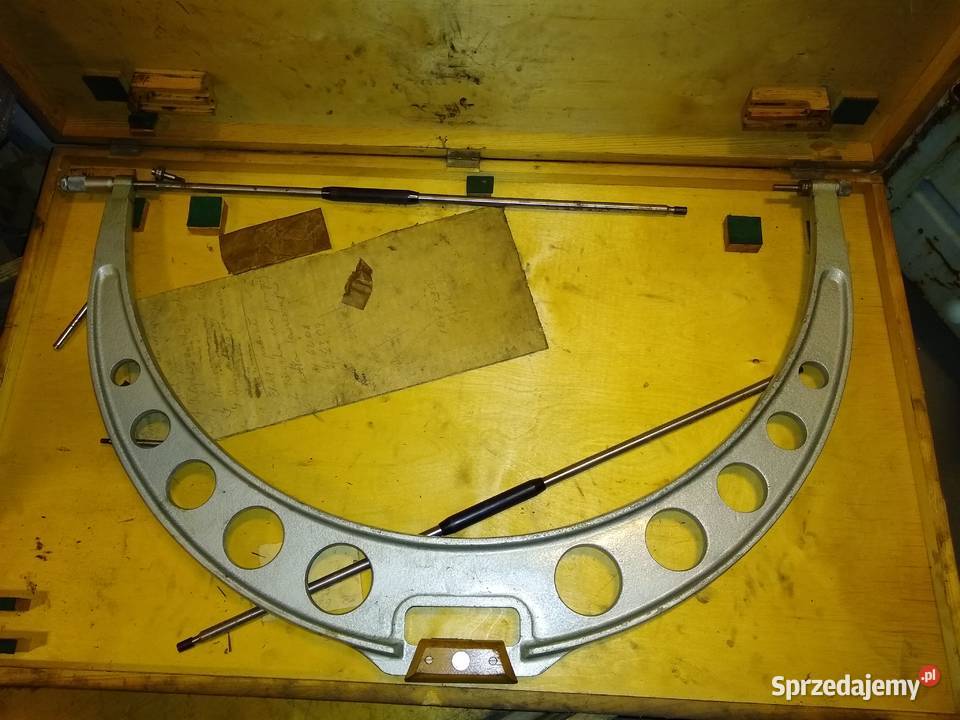 Mikrometr 700 800 mm Feinmesszeugfabrik Suhl DDR Produkcja Szczecin