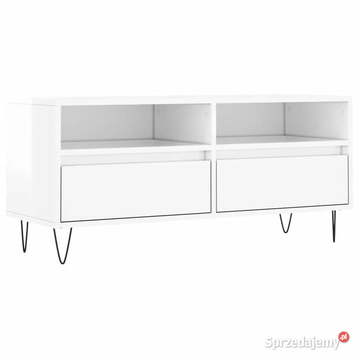 Szafka pod TV wysoki połysk biała 100x345x445 Warszawa