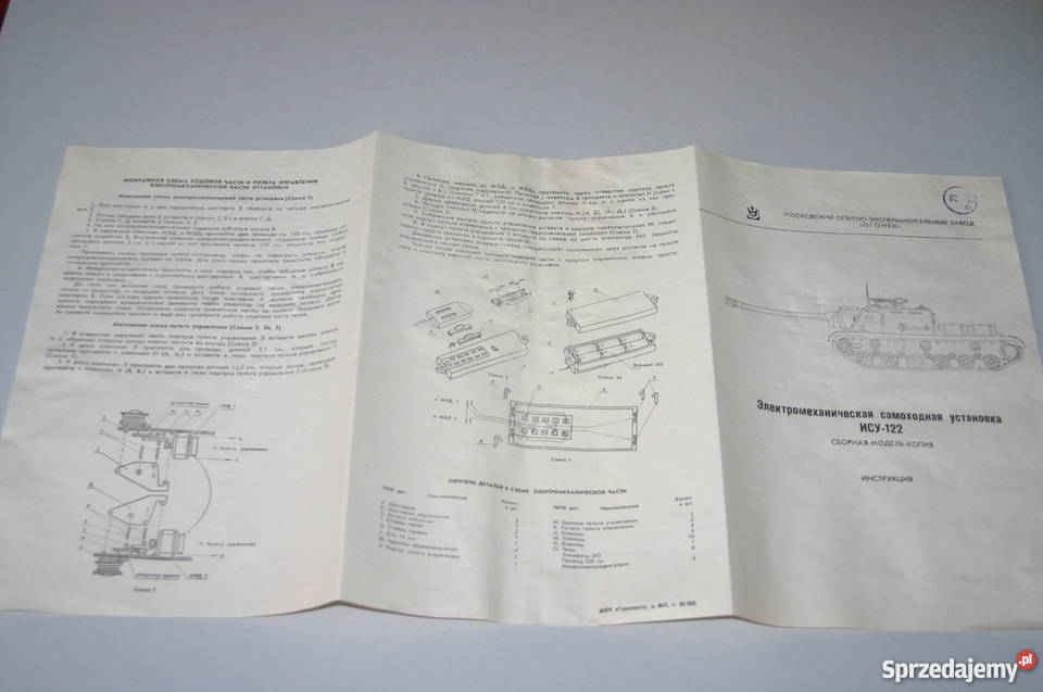 ISU 122 Model czołgu do sklejania z opcją Bydgoszcz