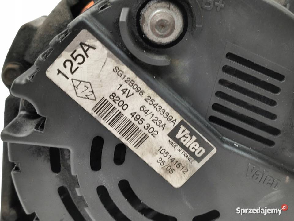ALTERNATOR Renault Trafic II Opel Vivaro A 19 lubelskie Chełm