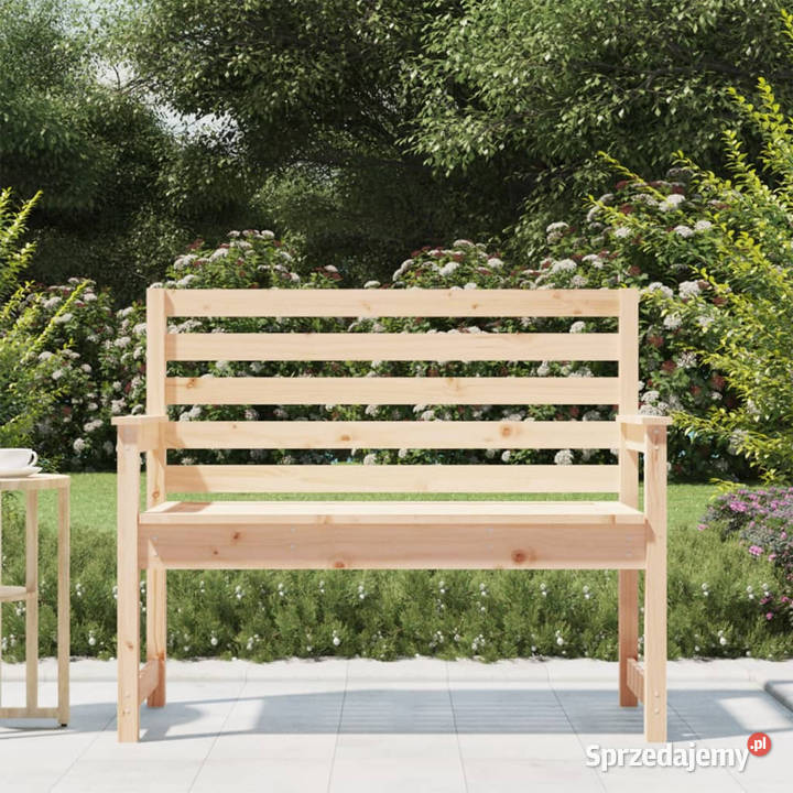 Ławka ogrodowa 109x48x915 lite drewno sosnowe Warszawa