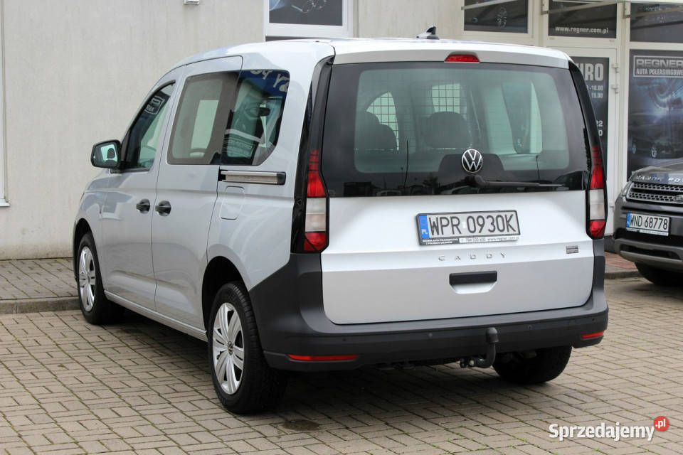 Volkswagen Caddy SalonPL FV23 Hak Lane Assist wielofunkcyjna kierownica mazowieckie Sokołów