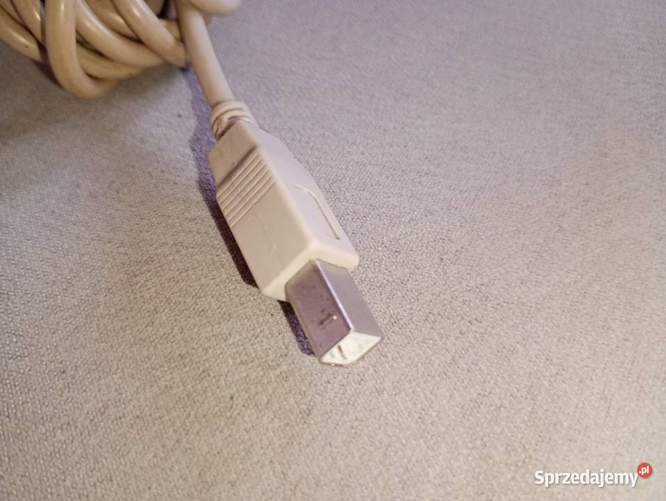 kabel przewód USB A USB B 3m szary drukarka Pozostałe Szczecin