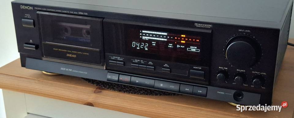 Denon deck DRM700 trzy głowicowy mazowieckie Warszawa sprzedam