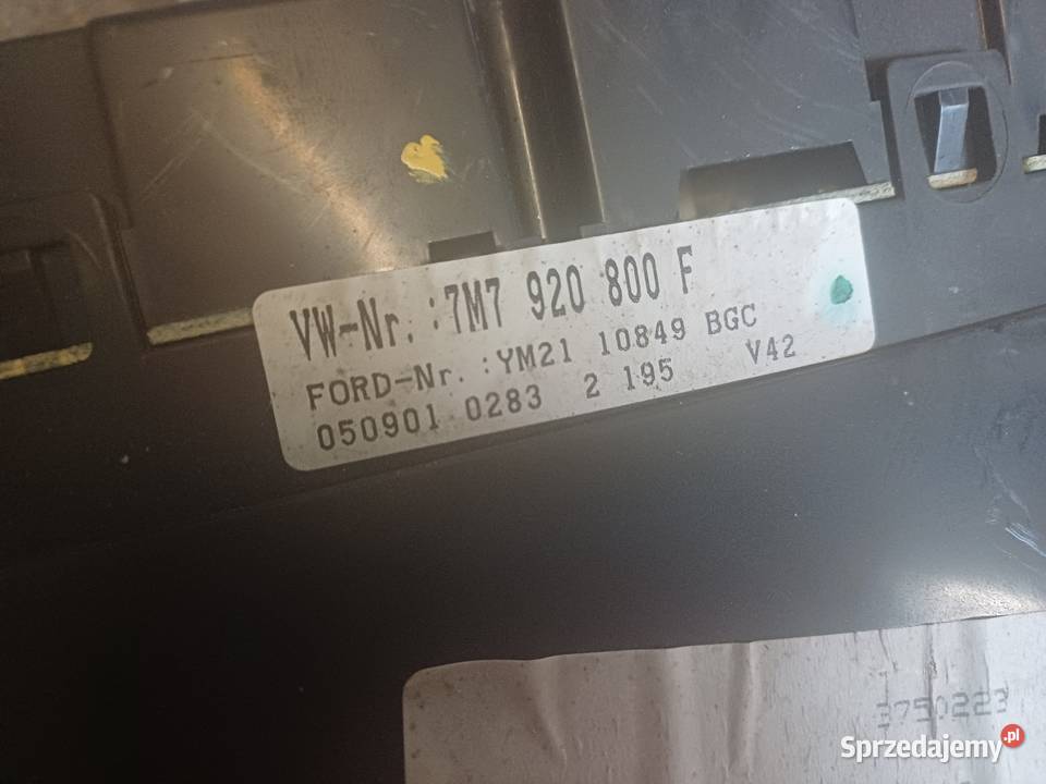 Licznik Vw Sharan Ford galaksy Mk2 20 B Rok produkcji 2002 Bilcza