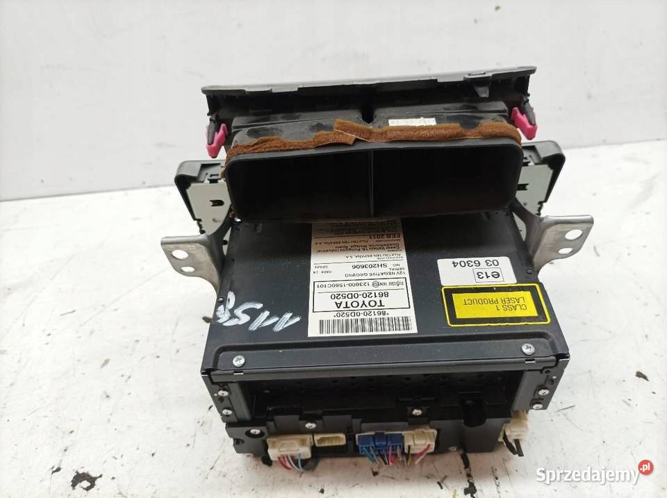 RADIO LIFT FL 861200D520 Toyota Yaris II Sprzęt audio fabryczny
