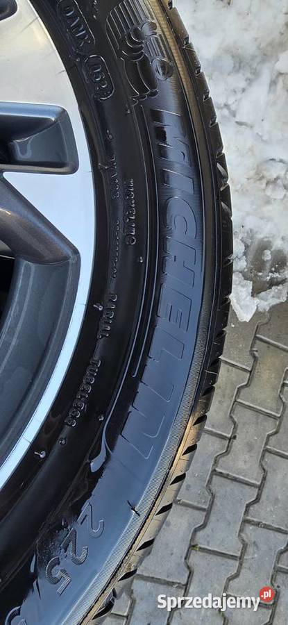 koła felgi aluminiowe nowe michelin 22555r17