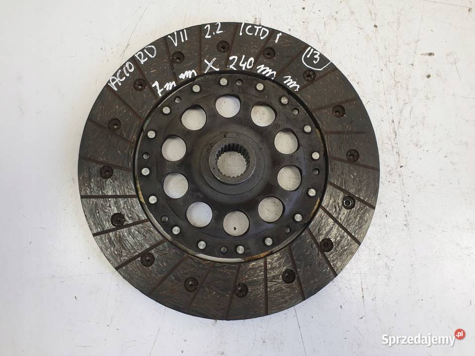 Honda Accord VII 22 iCTDi DOCISK TARCZA sprzęgło