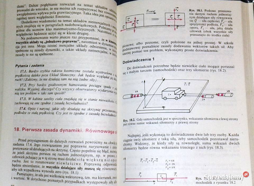 Fizyka 1 Maciej Jenike tradycyjny podręcznik Chełm