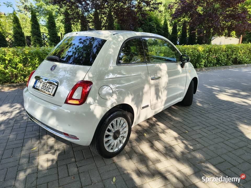 Fiat 500 bezwypadkowy wersja Lounge stan kujawsko-pomorskie Toruń