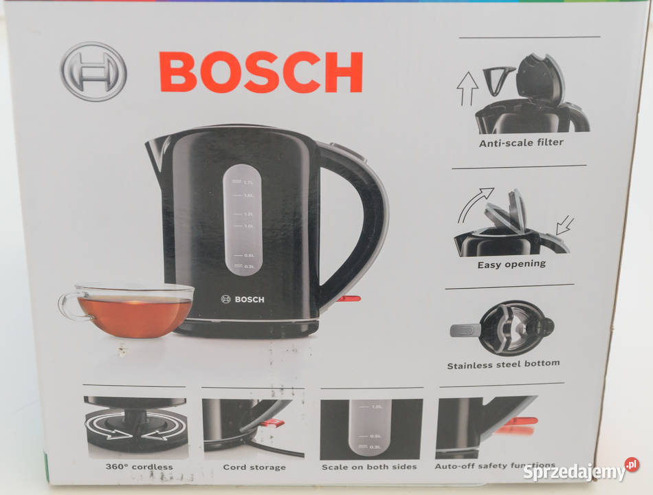 Czajnik elektryczny Bosch TWK760302 17l 2200W