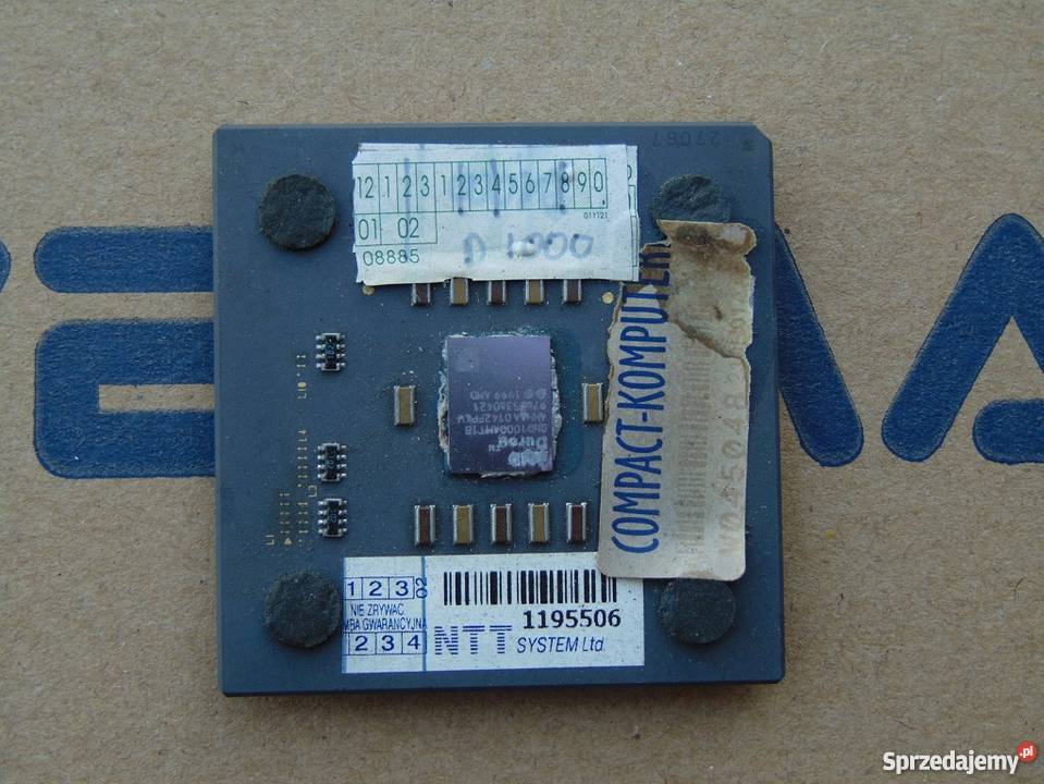 Procesor AMD Duron 1000MHz Procesory Pelplin sprzedam