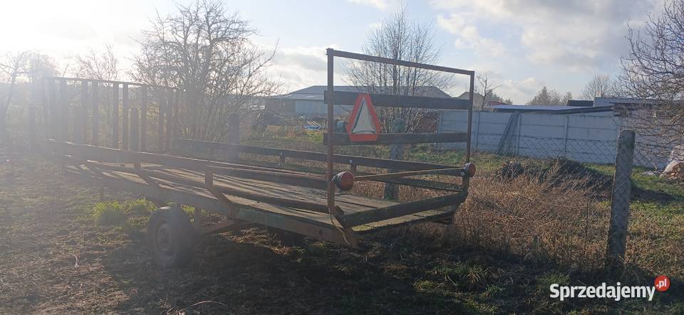 Przyczepa do balotow slomy siana dłużyca Ostrów Wielkopolski