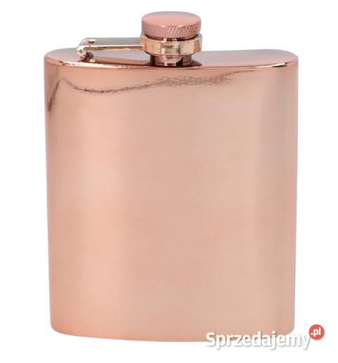 Miedź Połysk Piersiówka ze Stali Nierdzewnej 8 Pozostałe Ostrowy nad Okszą sprzedam