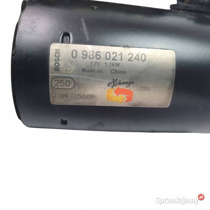 ROZRUSZNIK Opel Meriva A 13 CDTI bosch osobowe Układ elektryczny silnika