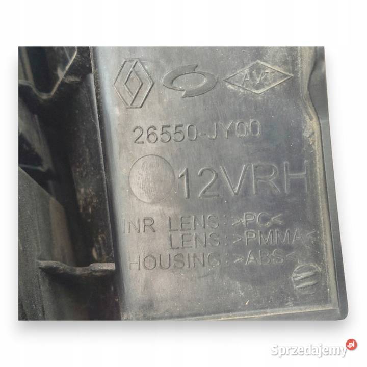 LAMPA PRAWA Renault Koleos I 20072016 tylna Chełm