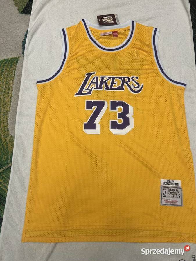 Los Angeles Lakers Rodman 73 Mitchell Ness NBA świętokrzyskie Kielce