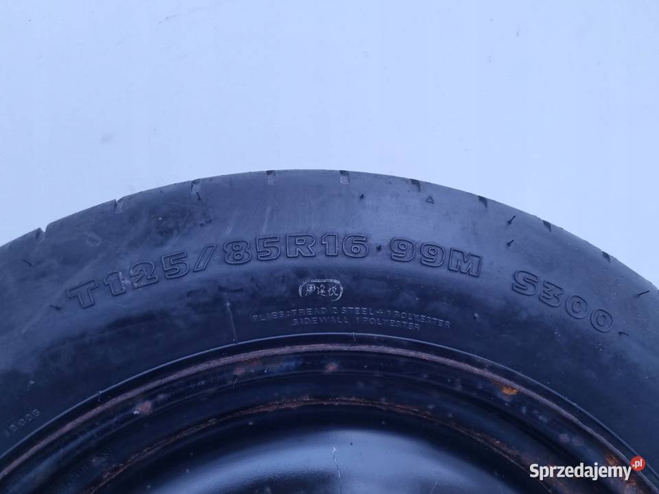 KOŁO ZAPASOWE DOJAZDOWE 12585 R16 Ford C Focus lubelskie Rudka