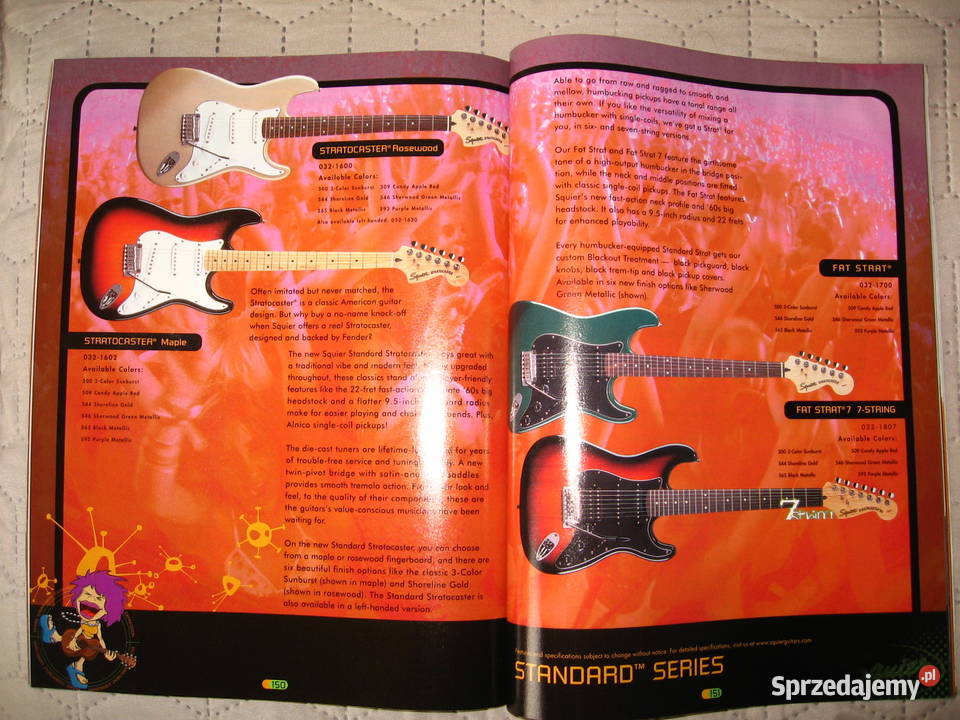 Fender Frontline 2001 De Armond Squier Benedetto Kępice sprzedam