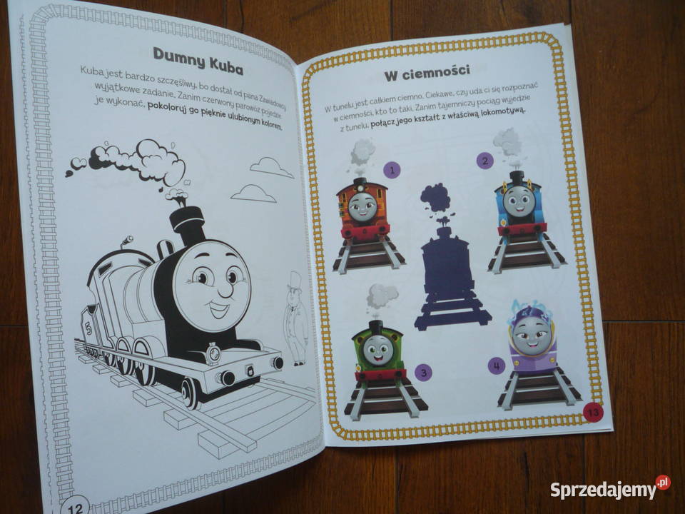 Tomek i przyjaciele Kolorowanka i zadanka dla dzieci z klas I-III (6-9 lat)  Szczecin