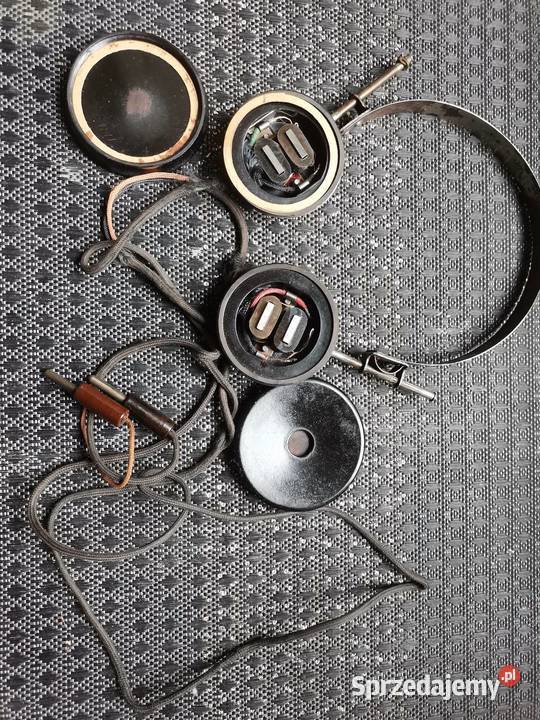 Stare polskie słuchawki radiowe detefon