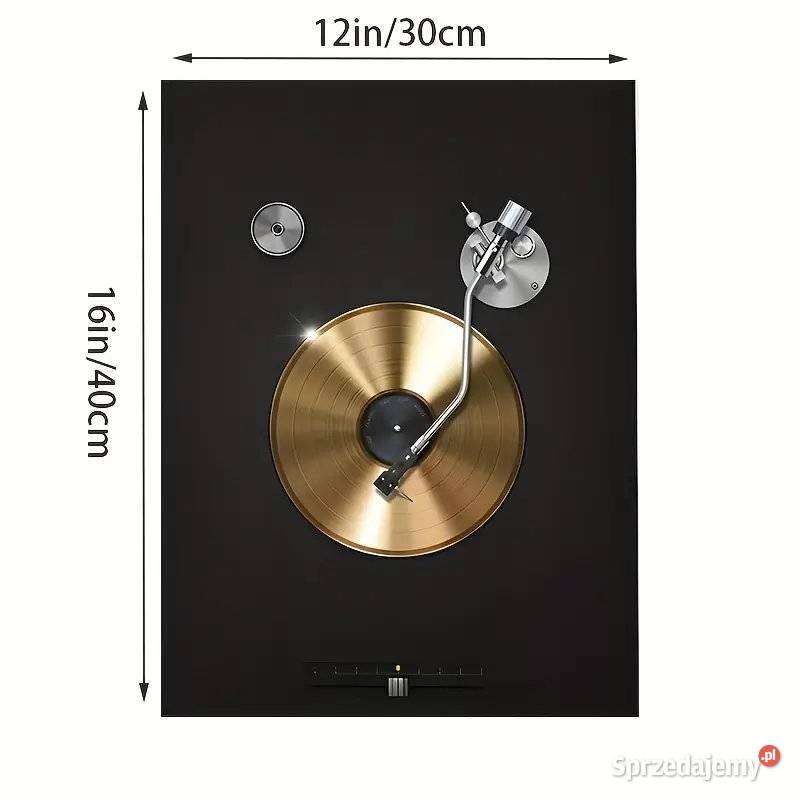 plakat do antyramy temat sprzęt gramofony wielkopolskie Swarzędz