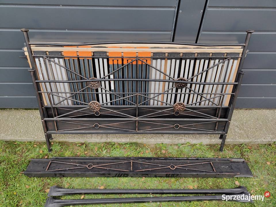 Łóżko metalowe 180x200 180cm łódzkie Aleksandrów Łódzki sprzedam
