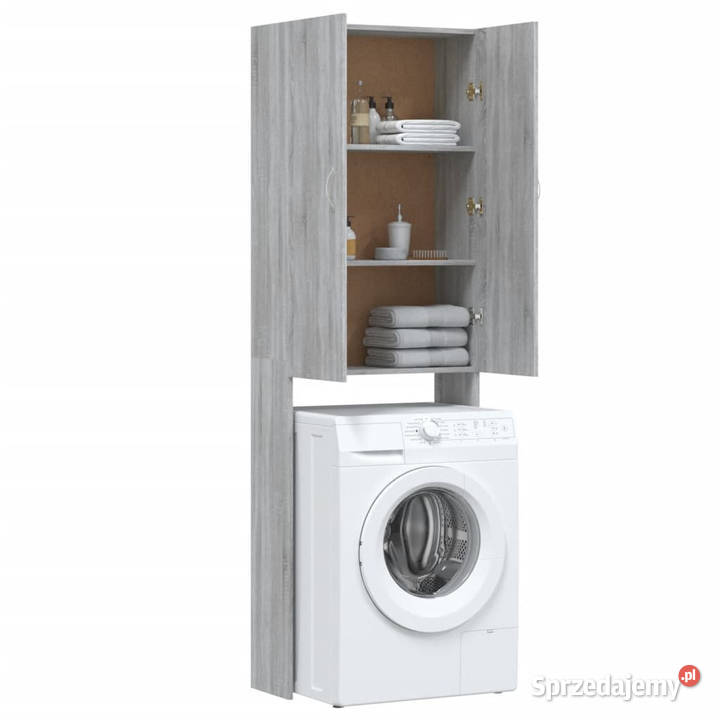 Szafka na pralkę szary dąb sonoma 64x255x190 Warszawa