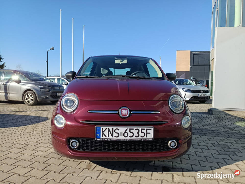 Fiat 500 POP 12 69 Salon 1 właściciel serwis ASO komputer pokładowy Samochody osobowe Nowy Sącz