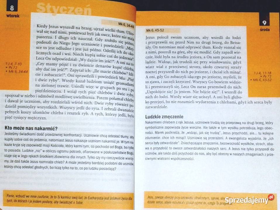 Słowo na każdy dzień Ewangelia 2013 Droga Prawa lubelskie Chełm sprzedam
