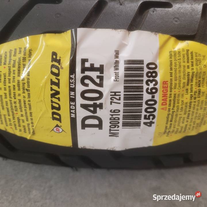 Opona Harley Davidson DUNLOP D402F 16cale Góra Świętej Małgorzaty