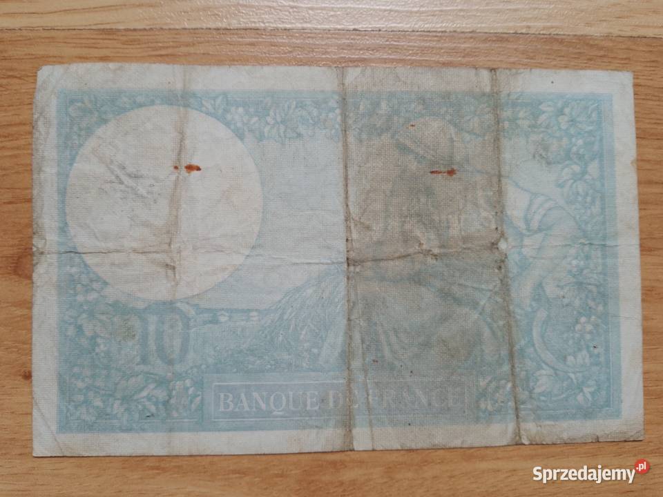 Banknot Francja France Dix Francs 10 franków Wrocław