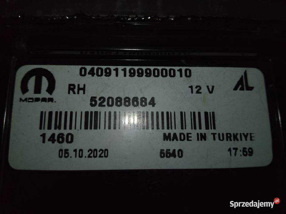 Jeep Renegade kierunkowskazy przód USA Turek