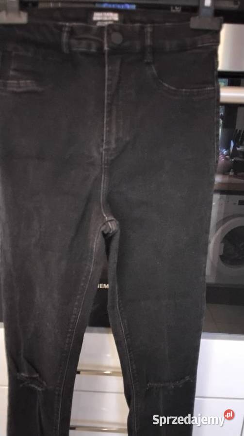 Spodnie Jeans Damskie ZARA S Czarne Skinny Skiny Nowa Sól