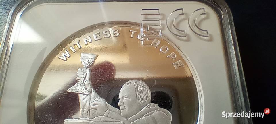 Stare monety Medal Jan Paweł II Zambia 268 Lesko