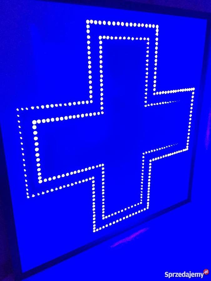 Apteka reklama LED 80x80 zewnętrzna NOWA mazowieckie Pomiechówek sprzedam