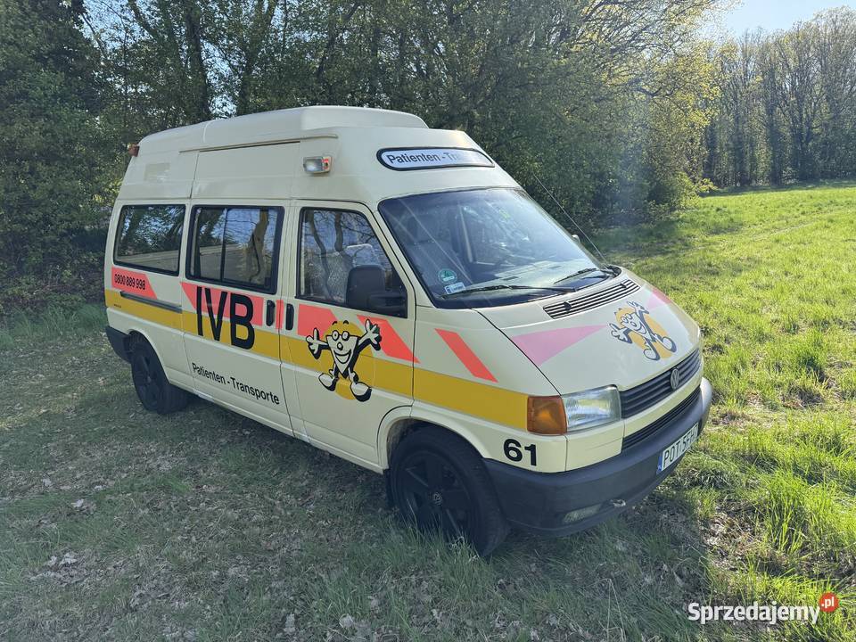 VW T4 Transporter 24d na kampera Wrocław Wysoki Rok produkcji 1993