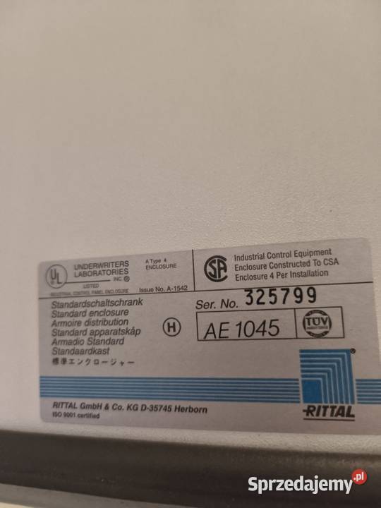 Szafa sterownicza metalowa Rittal AE 1045 z