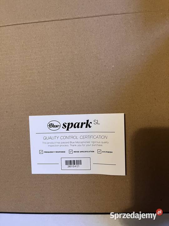 Mikrofon pojemnościowy Blue Spark Bydgoszcz sprzedam