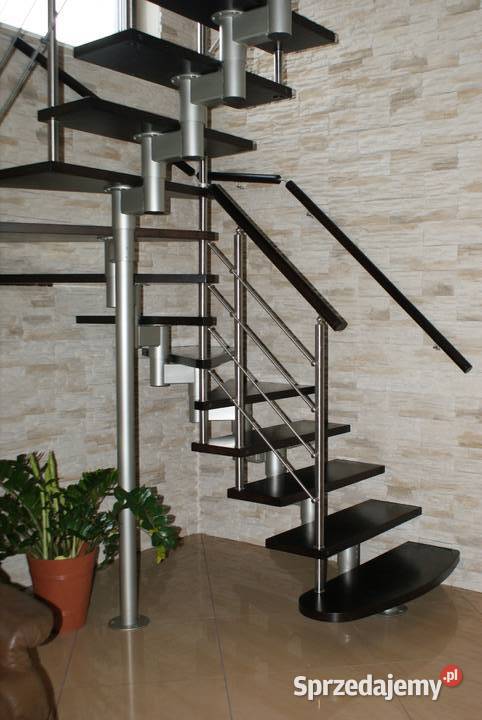 Schody CORA metalowe model Mix 180 vertical L90 Kościan