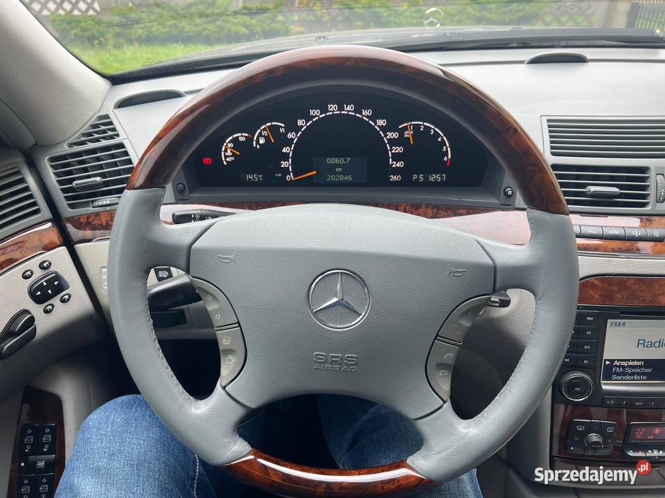 Mercedes S350 W220 Daimler Stan kolekcjonerski 202846km Myszków