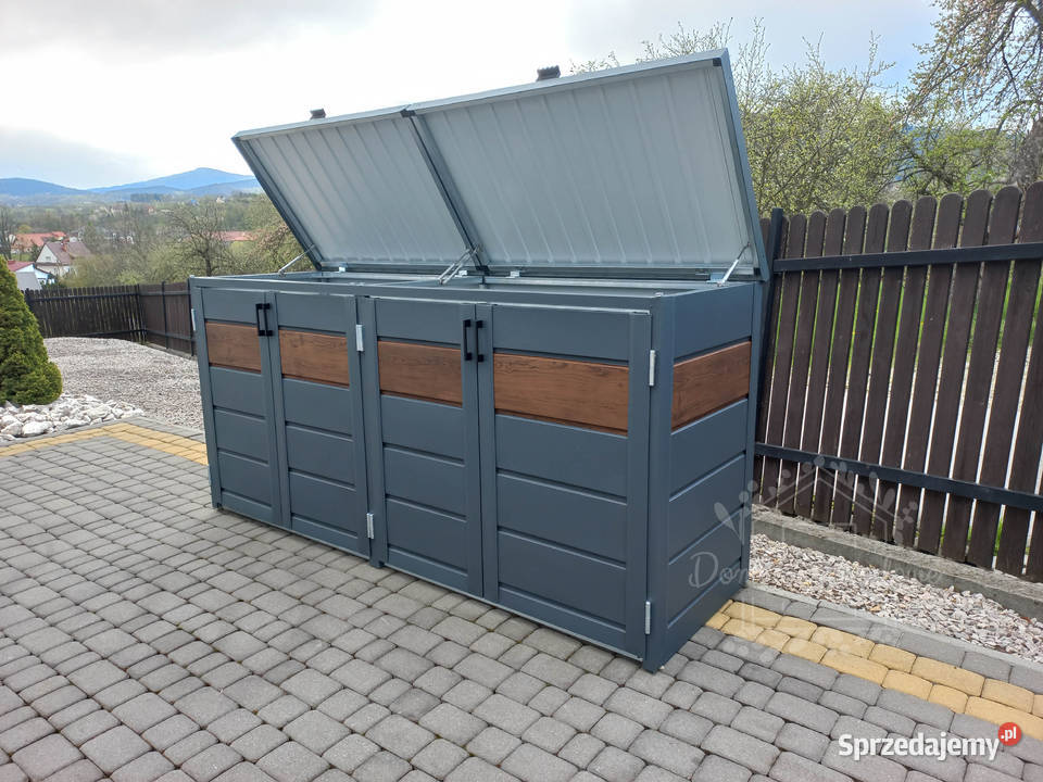 Zabudowa koszy na śmieci 275x80x120 4x240L Słupsk