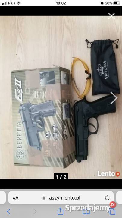 Pistolet elite II Baretta wiatrówka co2 mazowieckie Warszawa