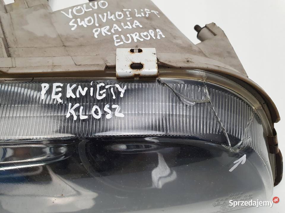 LAMPA Volvo S40 I V40 I lift PRAWY PRZÓD prawa lubelskie Chełm