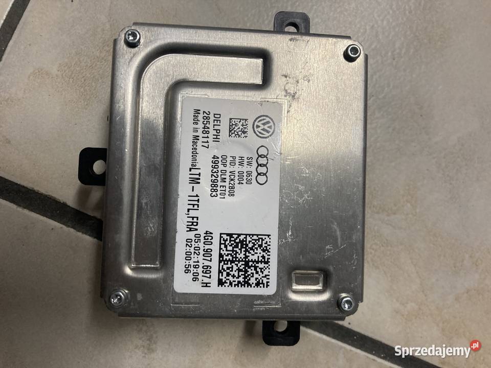 W AUDI SEAT SKODA PRZETWORNICA 4G0907697H Pozostałe wielkopolskie Rakoniewice
