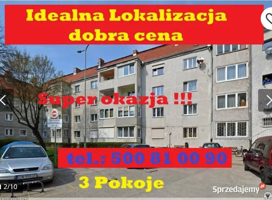 Super okazja Wroclaw Krzyki mieszkanie 3 pokoje Nieruchomości Wrocław