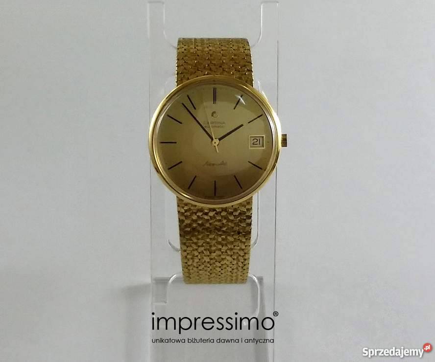 Złoty zegarek CERTINA automatic ART z 1960 r męskie mazowieckie Warszawa