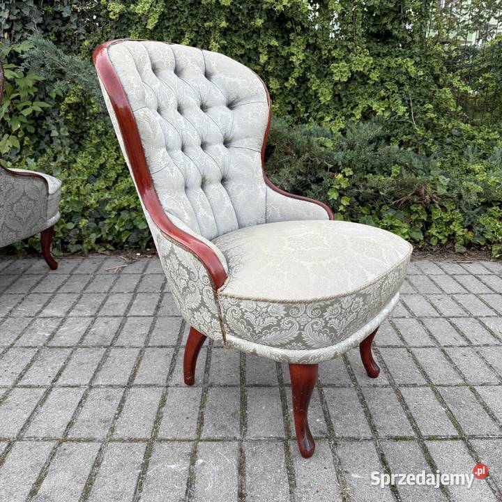 ARTexpert Stylowy fotel siedzisko EMMA zachodniopomorskie Dobrzany