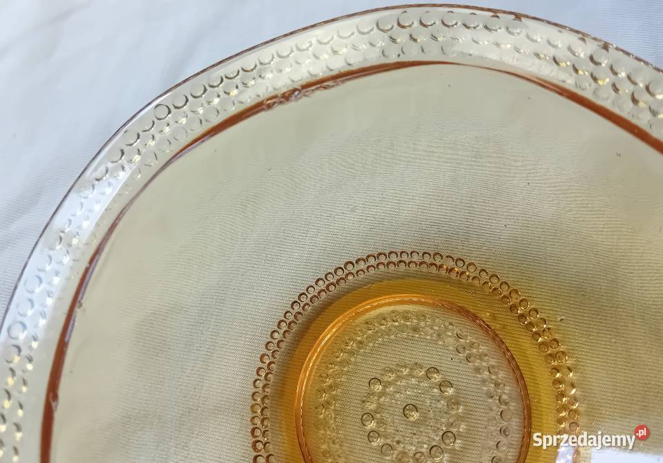 Zestaw kompotierek Brockwitz model Tauperle Porcelana i szkło