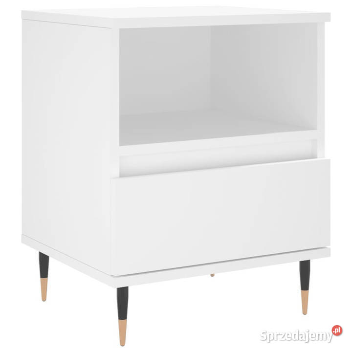 Szafki nocne 2 białe 40x35x50 WM830605